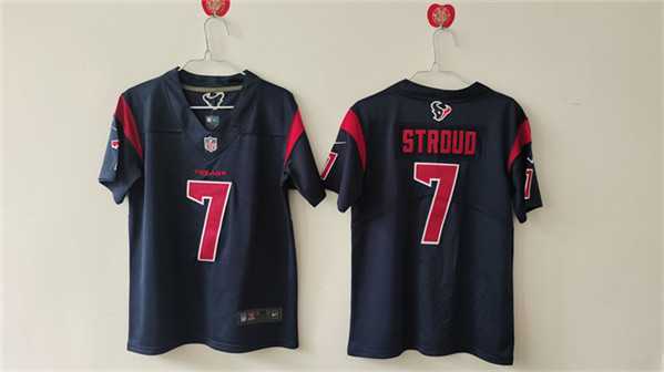 Womens Houston Texans #7 C.J. Stroud Navy Vapor Untouchable Limited Stitched Jersey